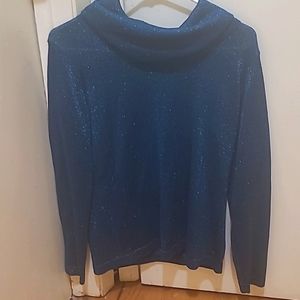 Coldwater Creek teal sweater size M